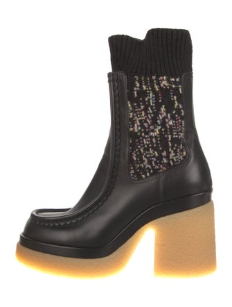 Chloé Leather Sock Boots