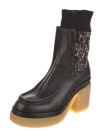 Chloé Leather Sock Boots