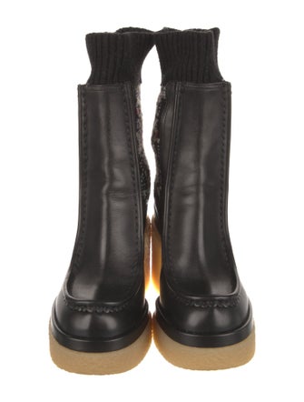 Chloé Leather Sock Boots