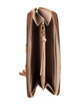 Chloé Leather Striped Wallet