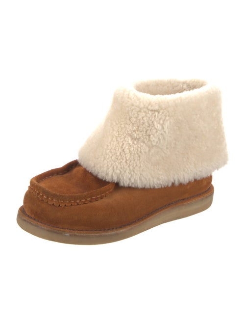 Chloé Suede Lace-Up Boots