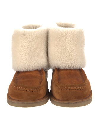 Chloé Suede Lace-Up Boots