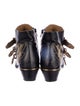 Chloé Leather Studded Accents Boots