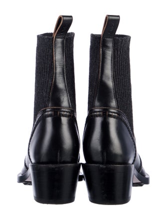 Chloé Leather Western Boots