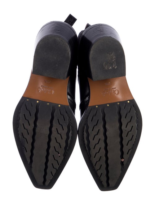 Chloé Leather Western Boots