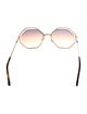 Chloé Oversize Gradient Sunglasses