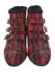 Chloé Tweed Printed Boots