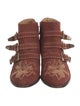Chloé Suede Studded Accents Boots