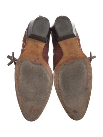 Chloé Suede Studded Accents Boots