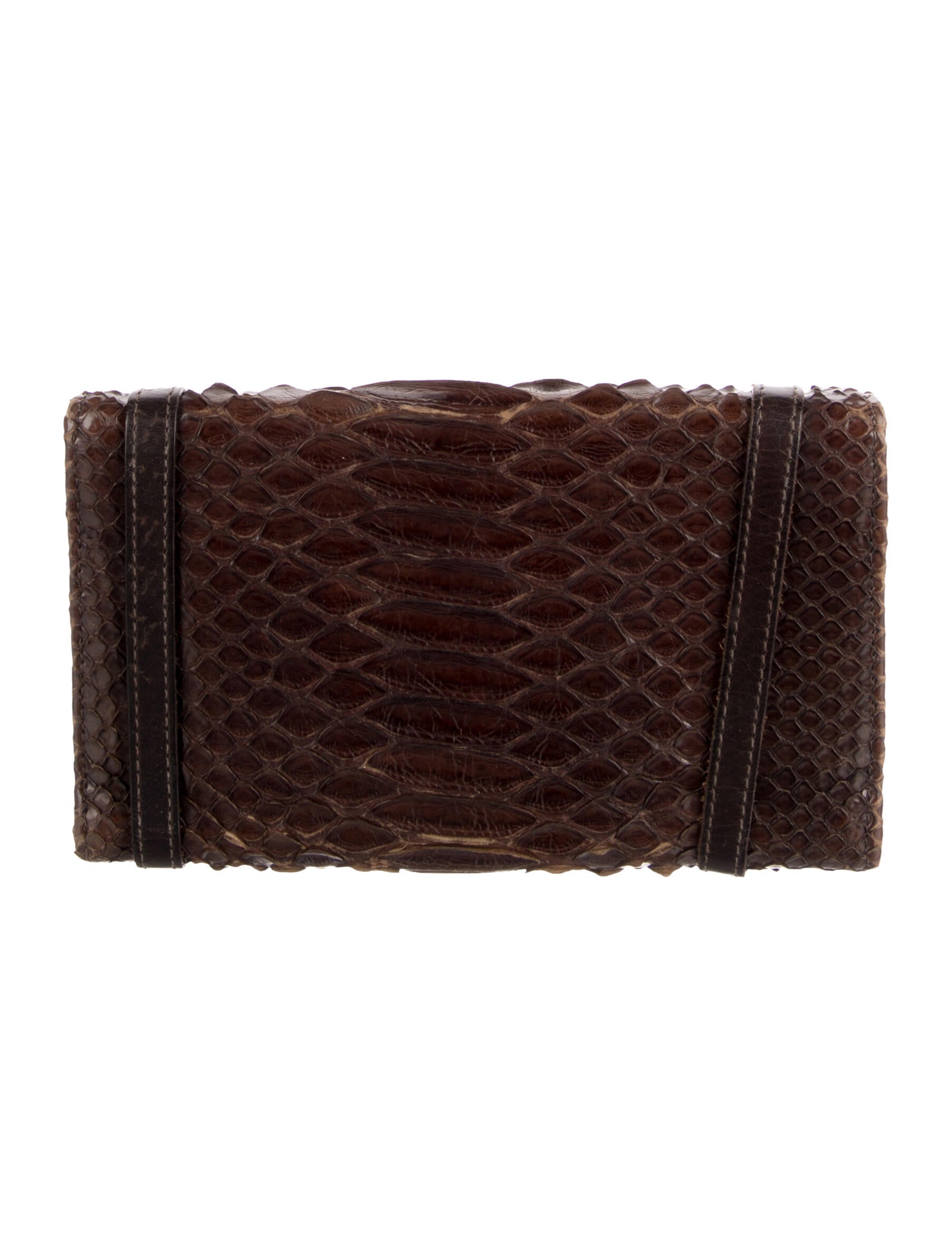 Chloé Leather Animal Print Wallet