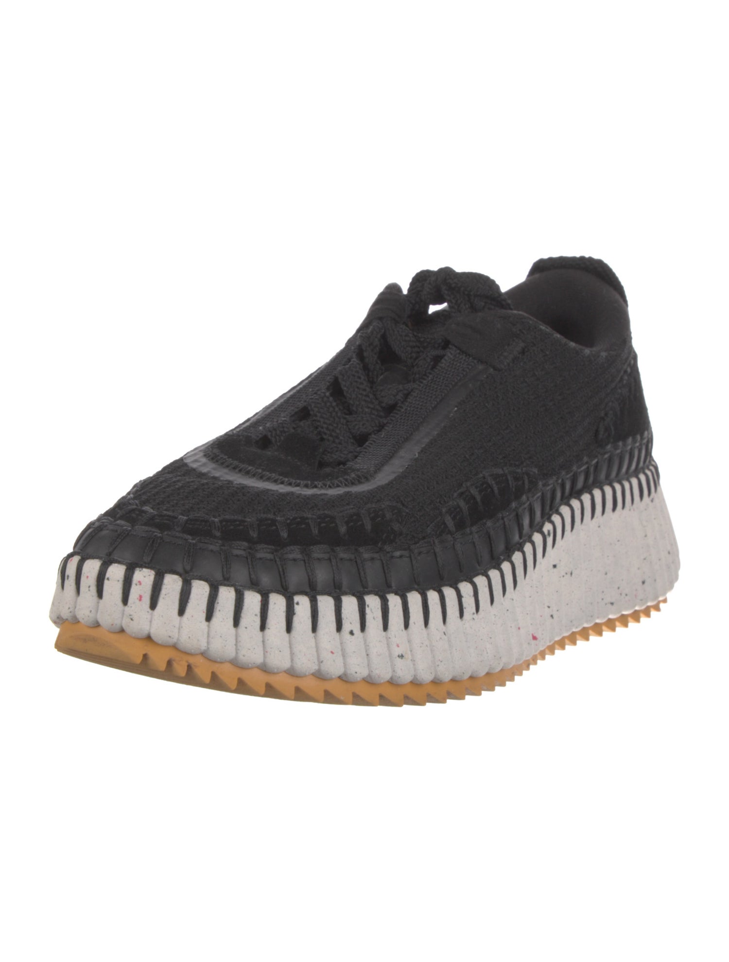 Chloé Whipstitch Trim Sneakers