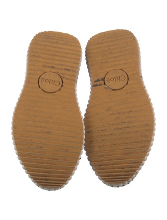 Chloé Whipstitch Trim Sneakers