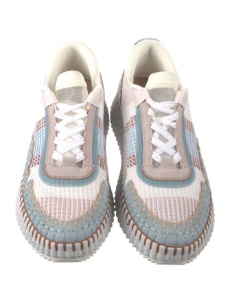 Chloé Plaid Print Sneakers