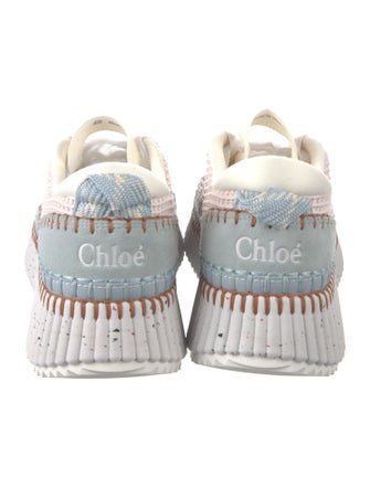 Chloé Plaid Print Sneakers
