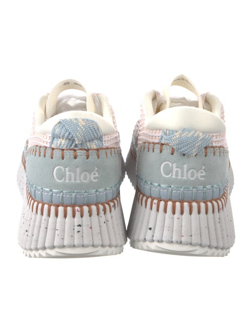 Chloé Plaid Print Sneakers