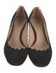 Chloé Suede Scalloped Accent Pumps