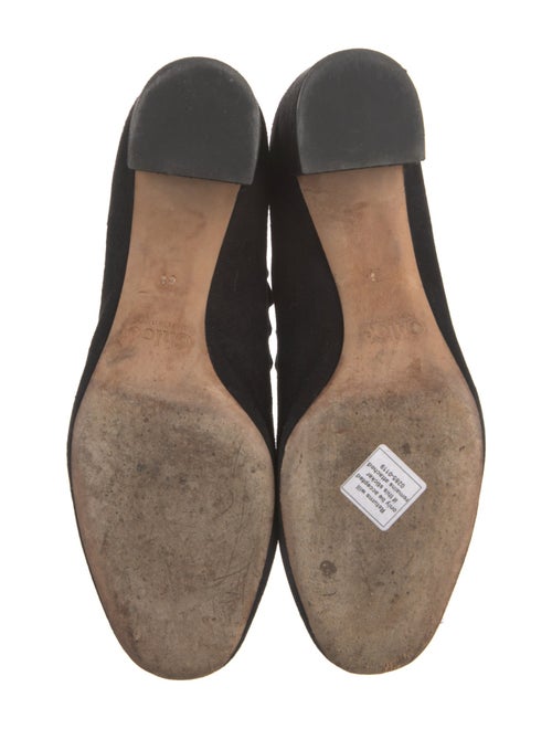 Chloé Suede Scalloped Accent Pumps