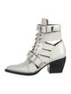 Chloé Leather Lace-Up Boots