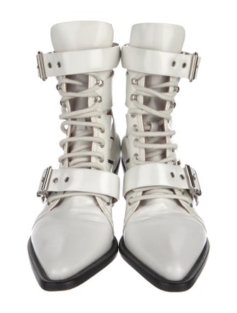 Chloé Leather Lace-Up Boots