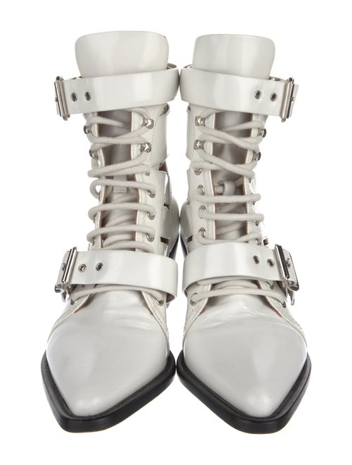 Chloé Leather Lace-Up Boots