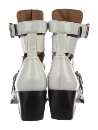 Chloé Leather Lace-Up Boots