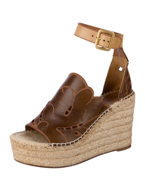 Chloé Leather Printed Pumps