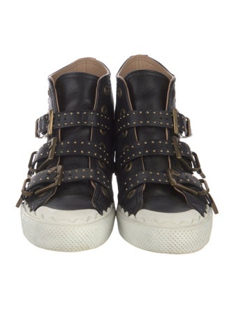 Chloé Leather Patterned Sneakers