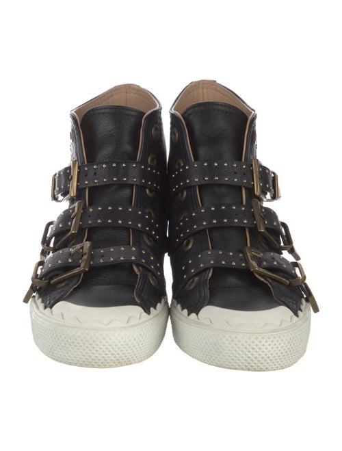 Chloé Leather Patterned Sneakers