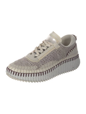 Chloé Whipstitch Trim Sneakers