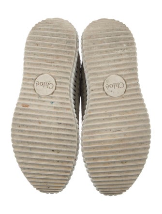 Chloé Whipstitch Trim Sneakers