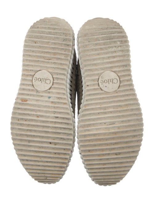 Chloé Whipstitch Trim Sneakers