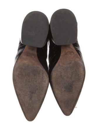 Chloé Embossed Leather Slingback Pumps