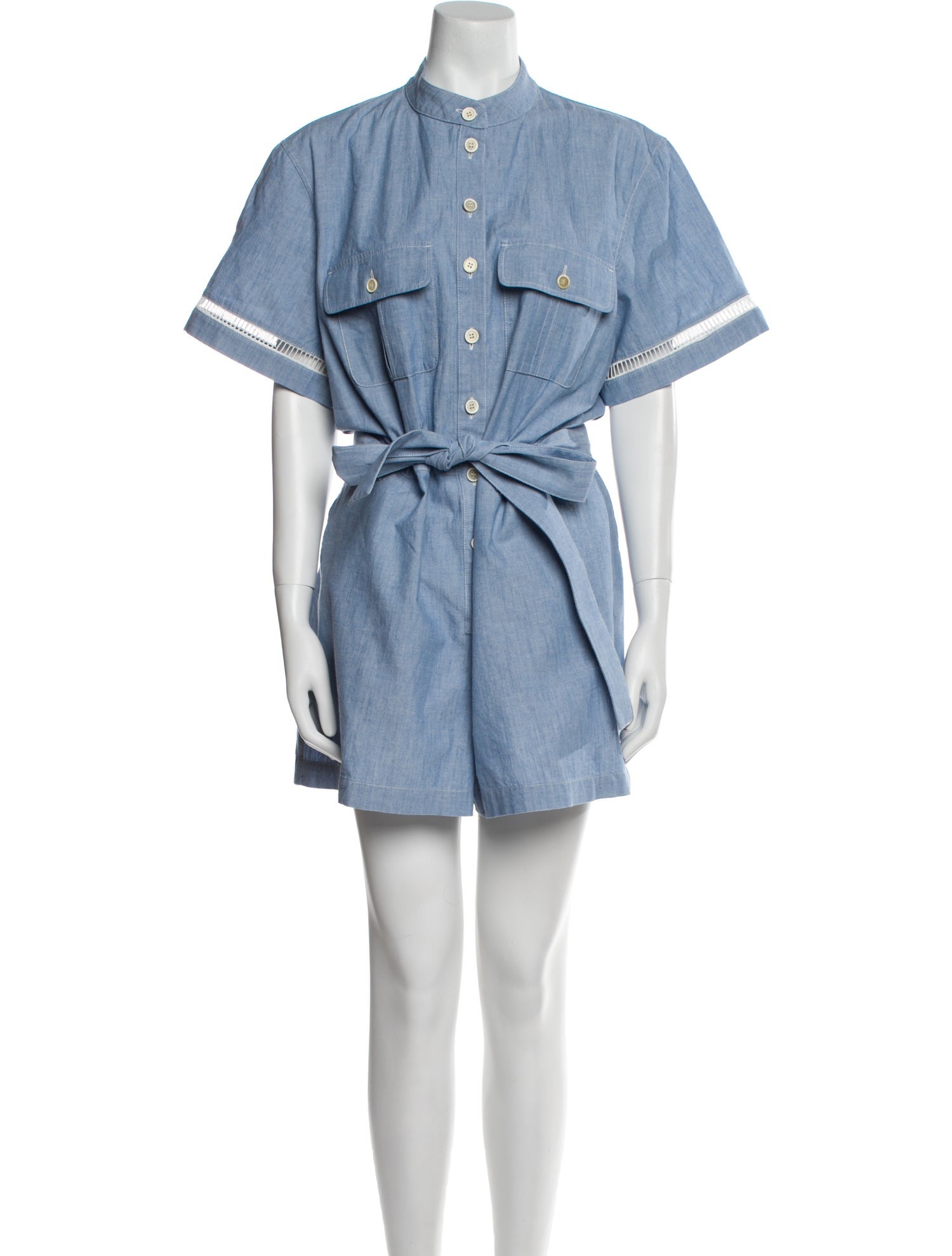 Chloé Mock Neck Romper