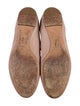 Chloé Leather Scalloped Accent Ballet Flats