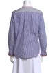 Chloé Striped Long Sleeve Button-Up Top