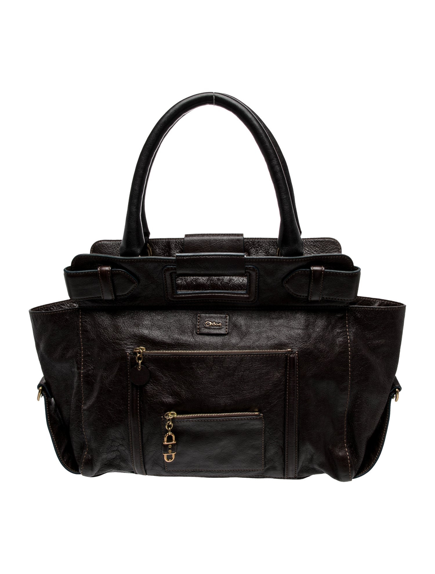 Chloé Leather Top Handle Bag