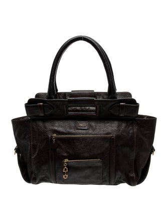 Chloé Leather Top Handle Bag