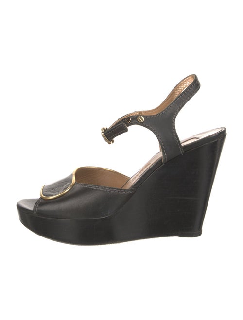 Chloé Leather Slingback Sandals