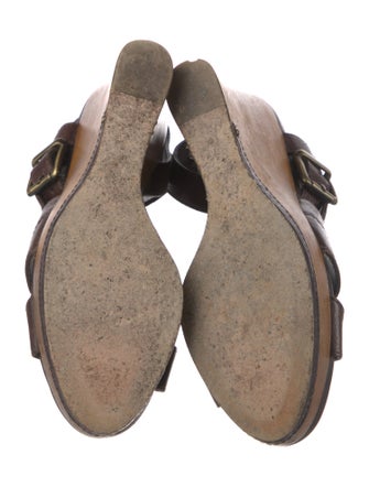 Chloé Leather Studded Accents Sandals