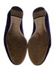 Chloé Suede Scalloped Accent Ballet Flats