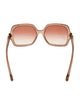 Chloé Oversize Gradient Sunglasses