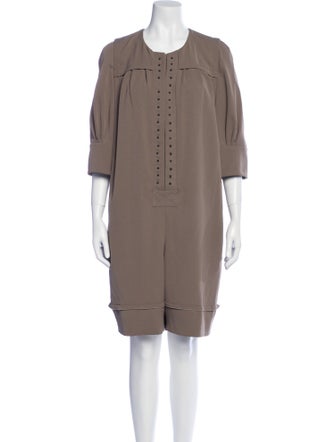 Chloé Scoop Neck Romper