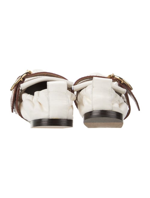 Chloé Leather Colorblock Pattern Mules