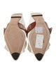 Chloé Leather Colorblock Pattern Mules