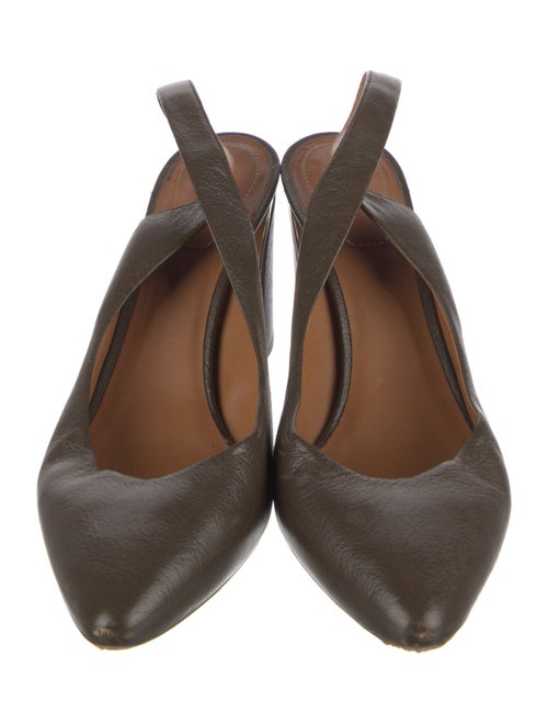 Chloé Leather Slingback Pumps