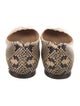 Chloé Leather Animal Print Ballet Flats