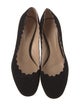 Chloé Suede Scalloped Accent Pumps