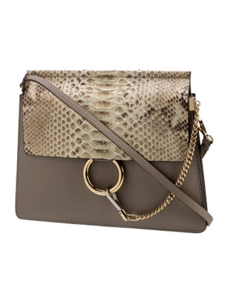 Chloé Python Shoulder Bag