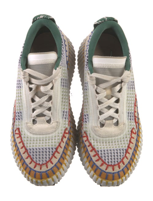 Chloé Colorblock Pattern Mesh Accents Sneakers