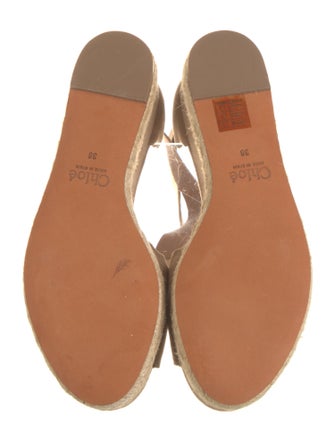 Chloé Suede Espadrilles
